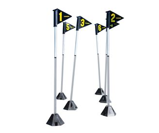 POWERLITE - 6 bâtons de slalom LED