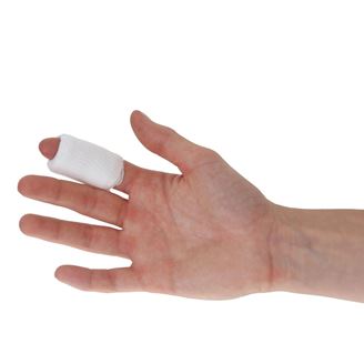 Bandage stérile pour doigts avec compresse intégrée