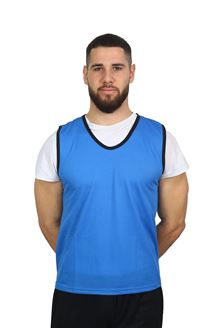 Bavoir pleine maille M/L - Bleu