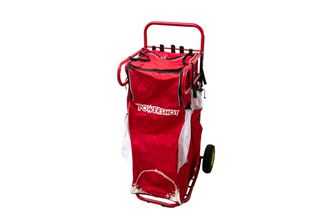 Ballon de football POWERCART® Rouge/Blanc