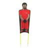 Lot de 3 mannequins flexibles imprimés - Rouge
