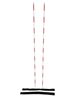 Lot de 2 antennes volley-ball à attaches rapides
