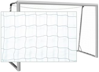 Filet de but de football pour jeunes Borussia 4 mm blanc