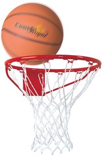 Panier de basket DIN rouge
