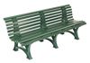 Banc Sindelfingen - blanc ou vert