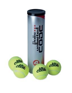 Balles de Tennis Unlimited Code Rouge - paquet de 4