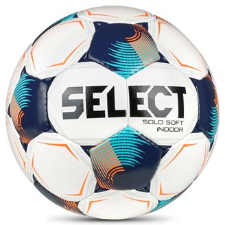 Football - Solo Soft Indoor - White/Blue / 5