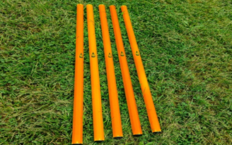 Picture of 5 orange 160cm stakes