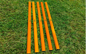 Image de Lot de 5 jalons orange 160cm