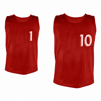 Afbeelding van Set 10 Rood M (1-10)