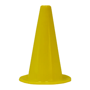 Afbeelding van K. rubber geel h35cm