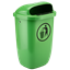 Afbeelding van Poubelle 50L Vert